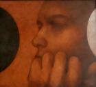 Chandra Bhattacharjee-Eclipse-Monart Gallerie Indian Art Gallery